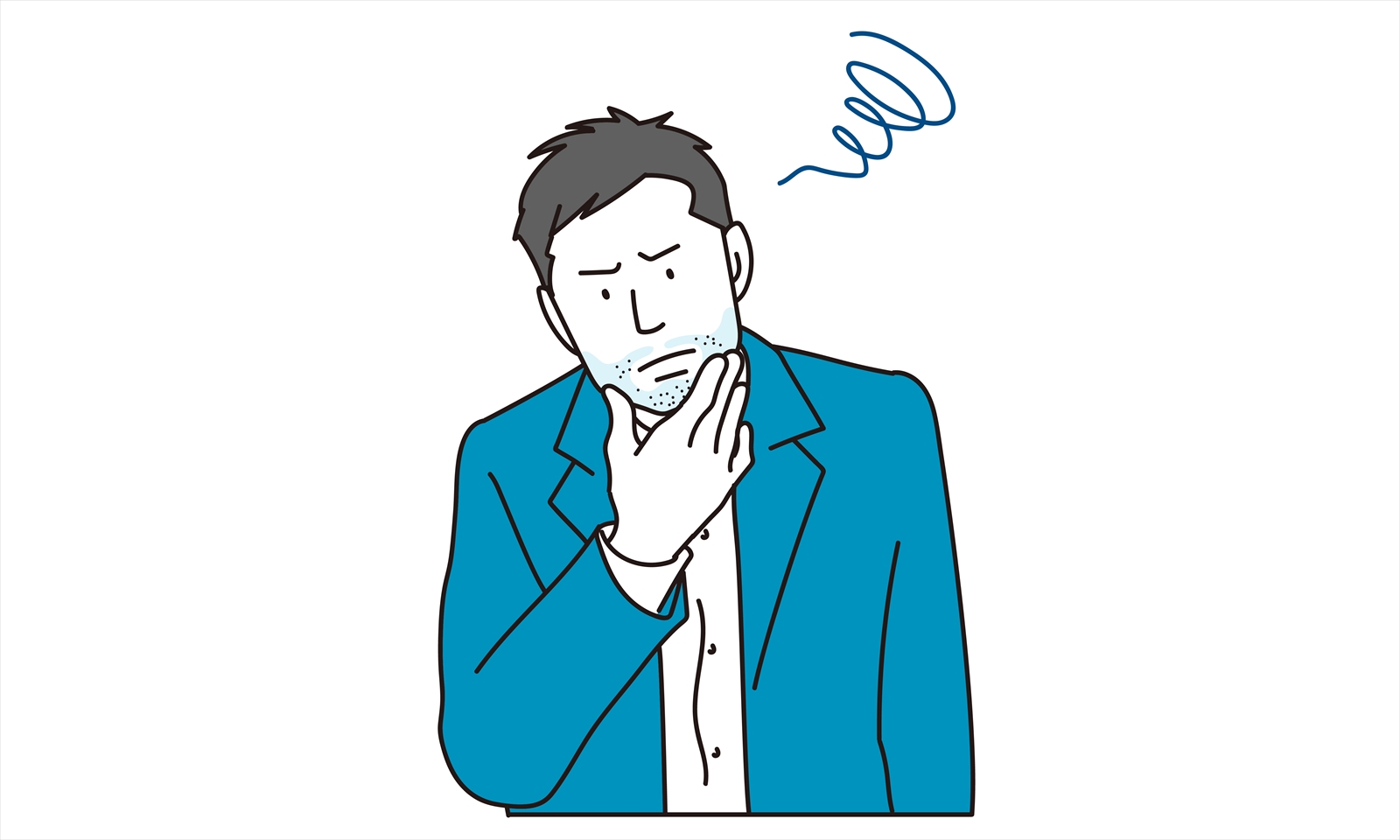 青ヒゲのコンプレックスと脱毛の痛み