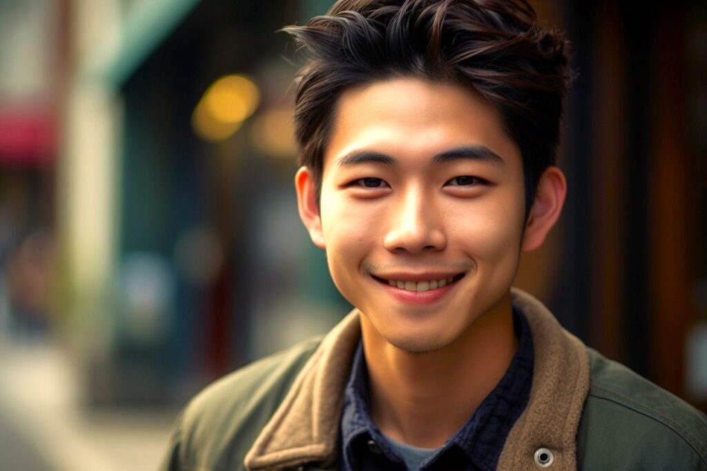 つるつる顔の美少年